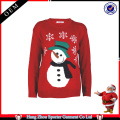 16FZCS55 bonhomme de neige motif hiver enfants noël chandail noël cavaliers